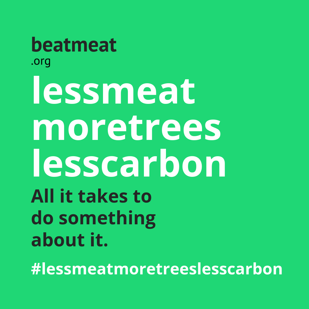 less meat is more trees is less carbon